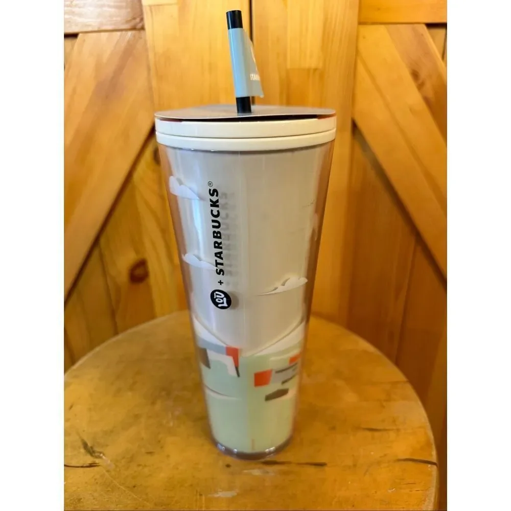 STARBUCKS + LOU 2024 Black History Month DAMON BROWN Cold Cup Tumbler 24oz Nwt (